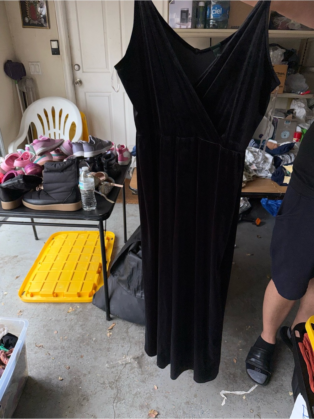 wild fable Black Velvet jumpsuit